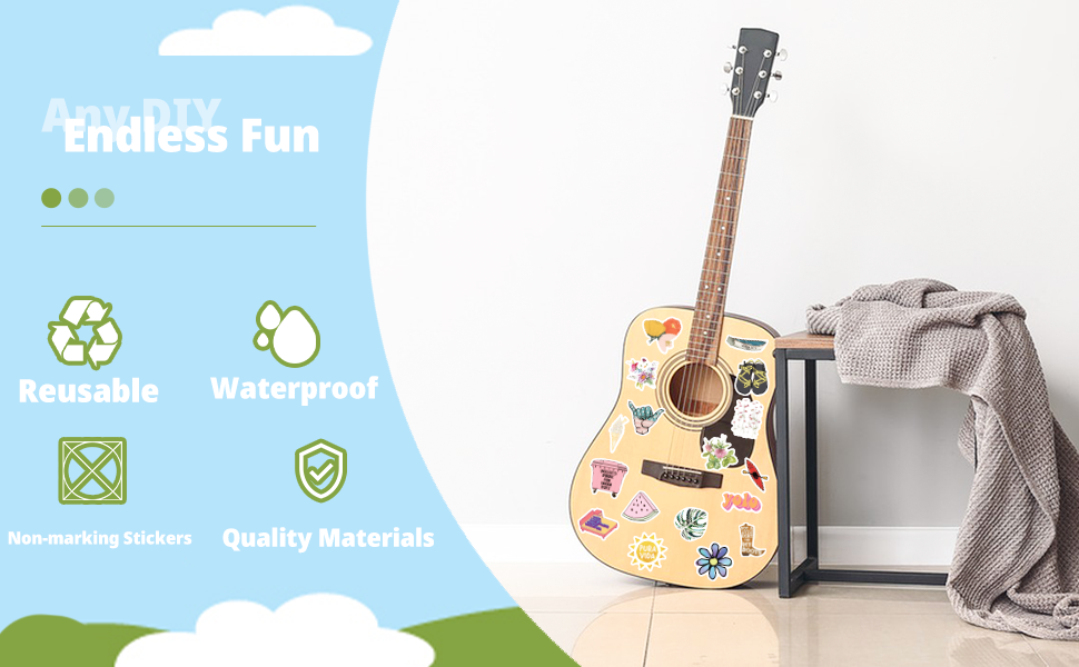 Stickers, Aesthetic Cute Water