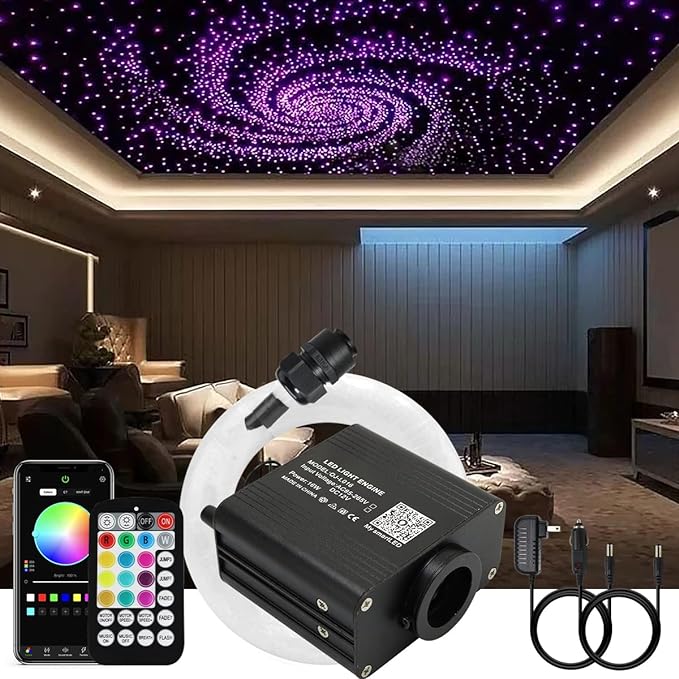 16w rgbw fiber clearance optic light