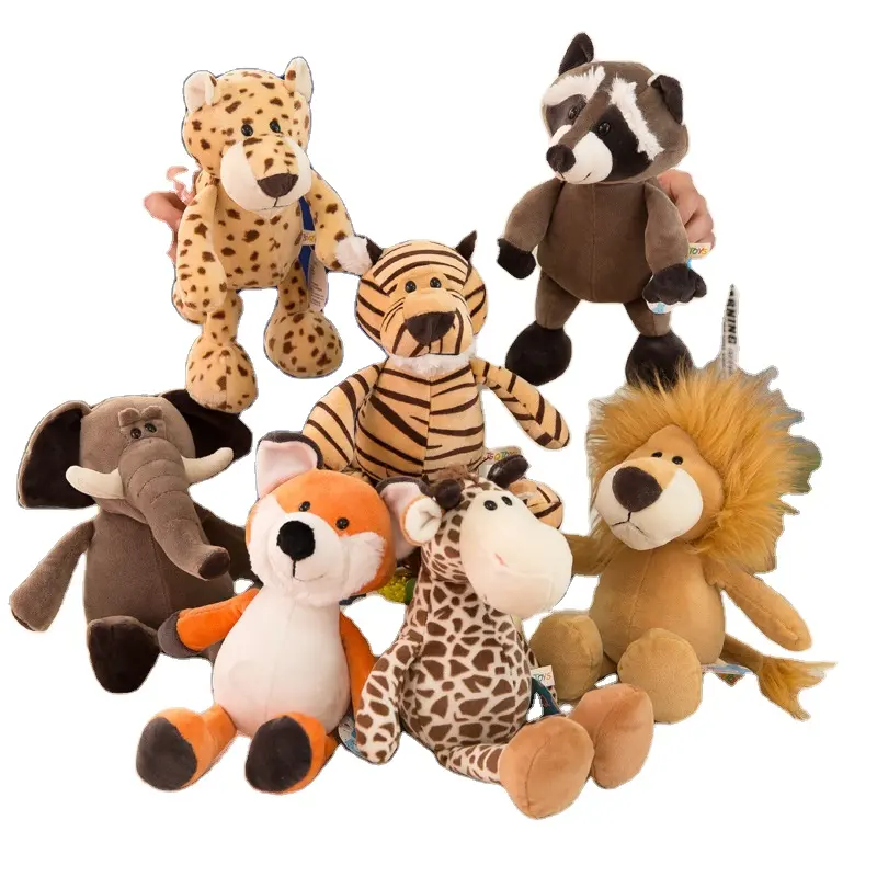 Wholesale 25cm Jungle Animals 